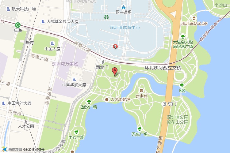 阿里云大厦地理位置示意图