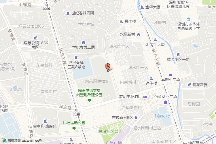 北站壹号地理位置示意图