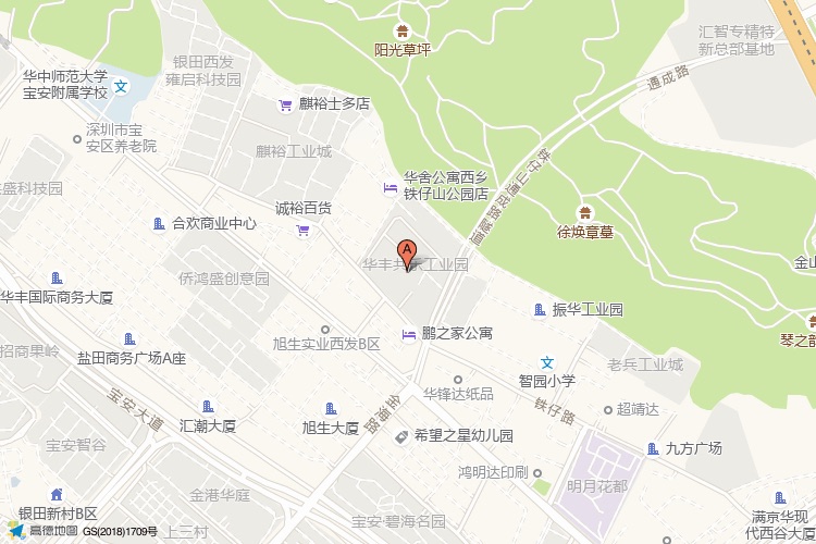 碧桂园凤凰智谷地理位置示意图
