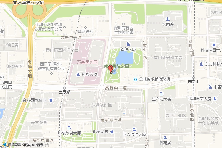 比克科技大厦地理位置示意图