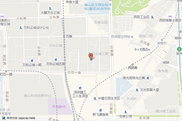 波顿大厦地理位置示意图