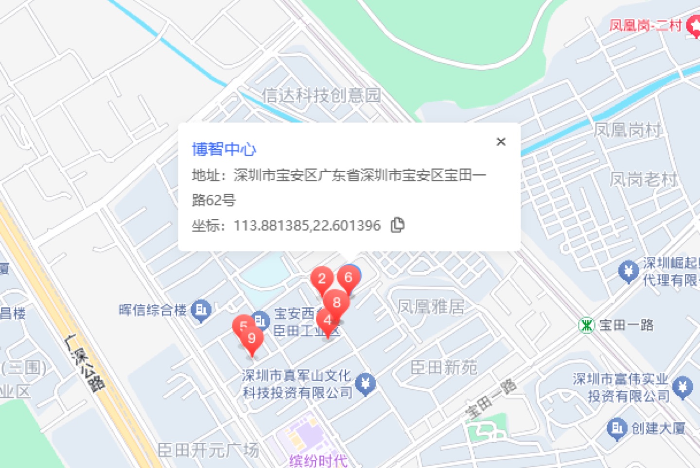 博智中心地理位置示意图