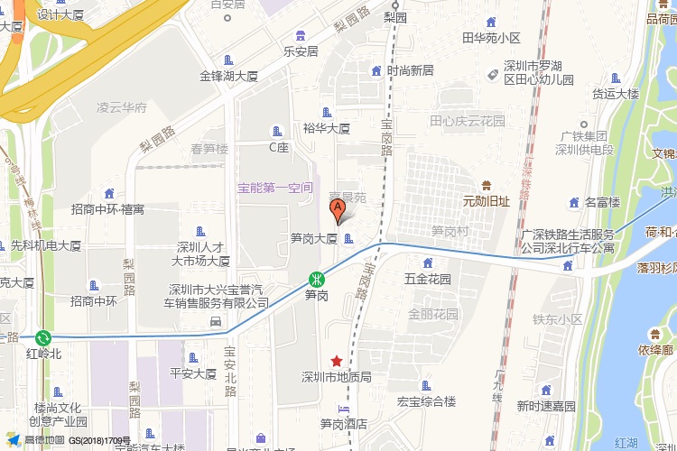 城脉中心地理位置示意图