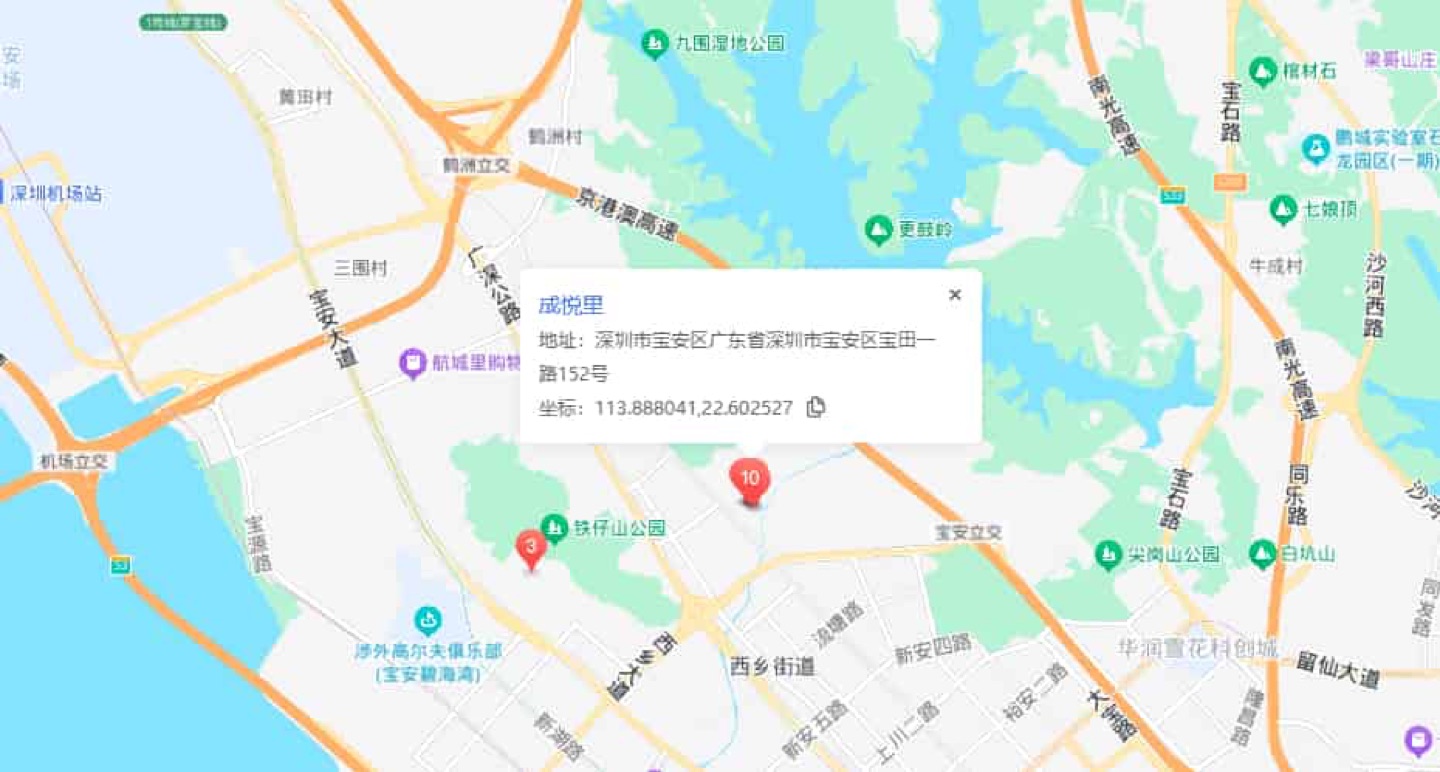成悦里地理位置示意图