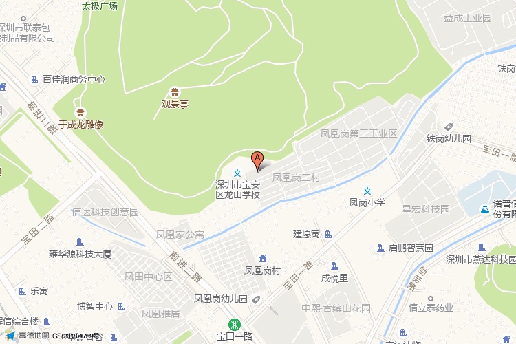 臣田开元广场地理位置示意图