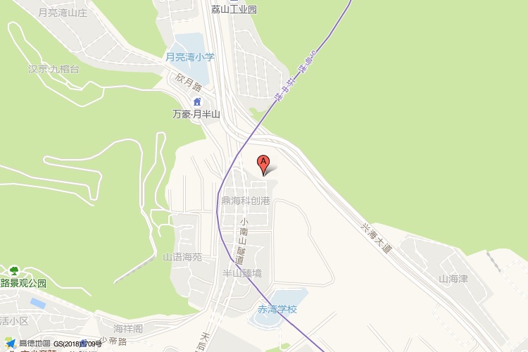 赤湾海景大厦地理位置示意图