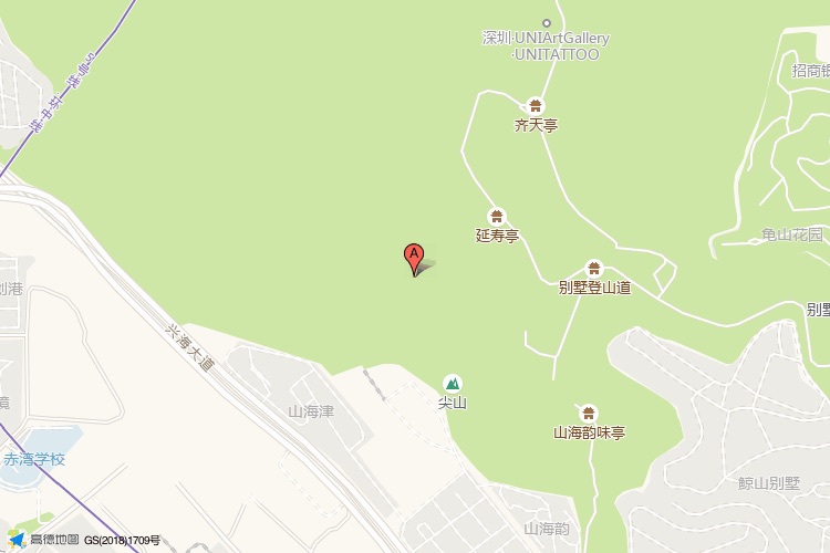 赤湾总部大厦地理位置示意图