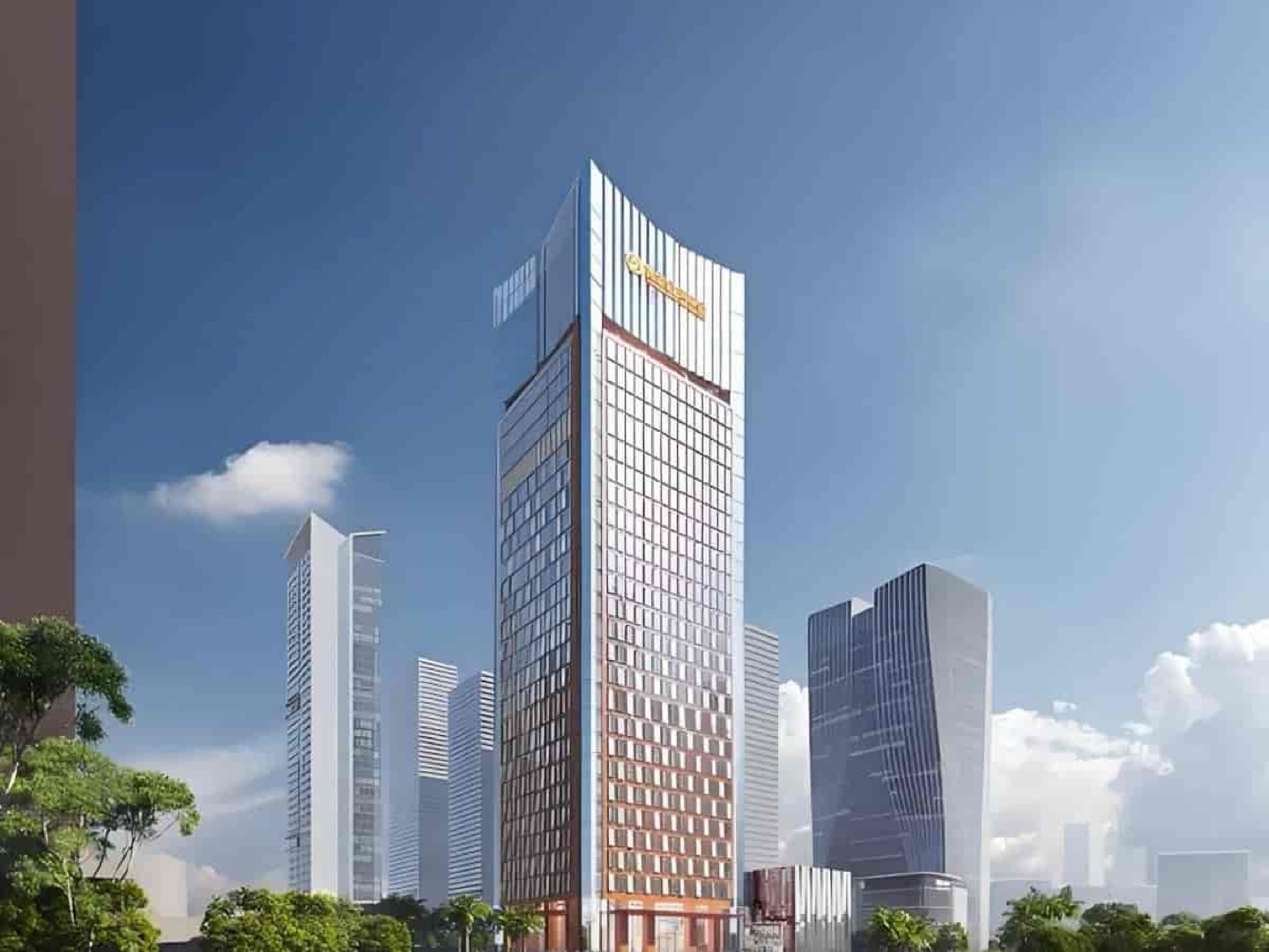 创金大厦大堂实景图