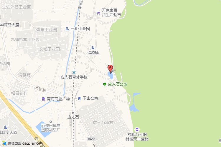 创维创新谷地理位置示意图