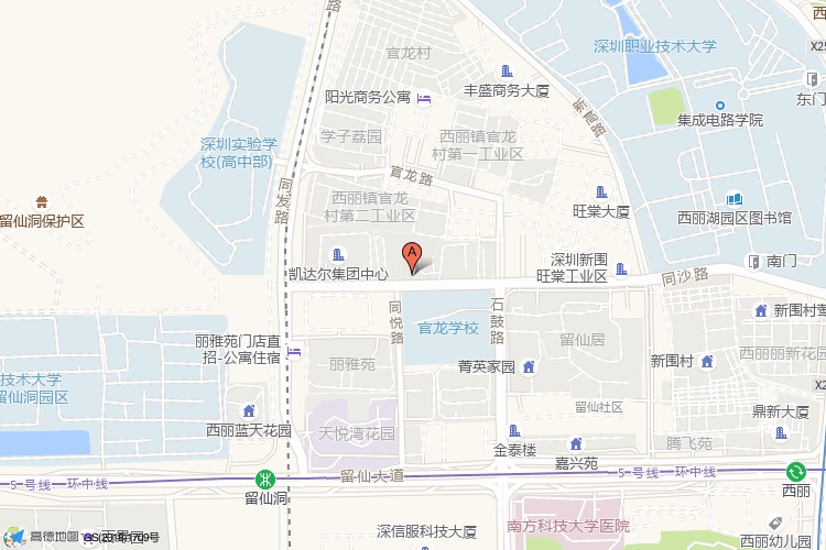 创智云城地理位置示意图
