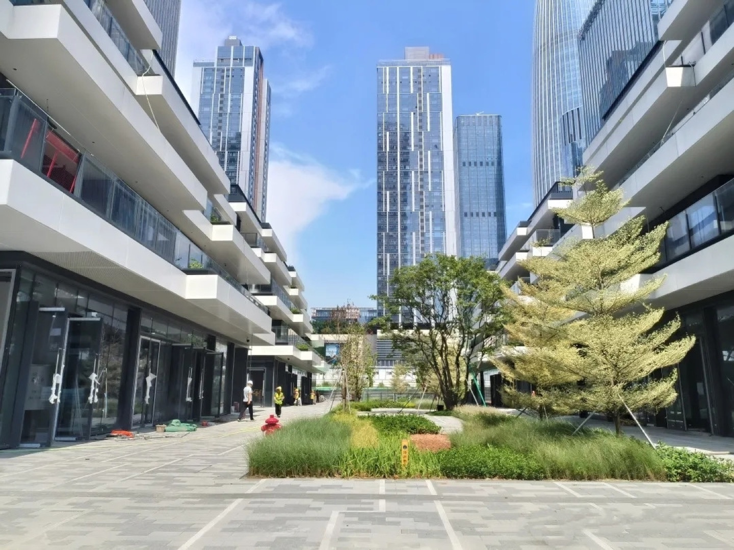 大家财险深圳总部大厦电梯厅图