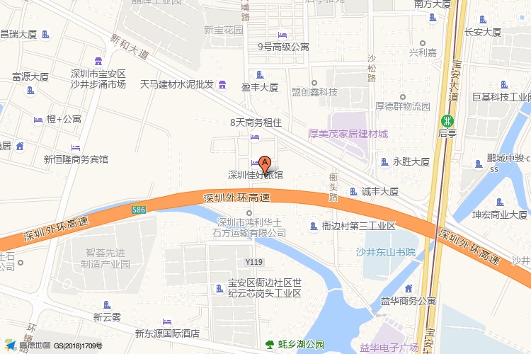 大集汇创新产业中心地理位置示意图