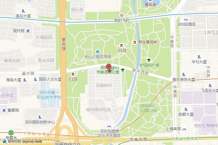 大中华国际金融中心地理位置示意图