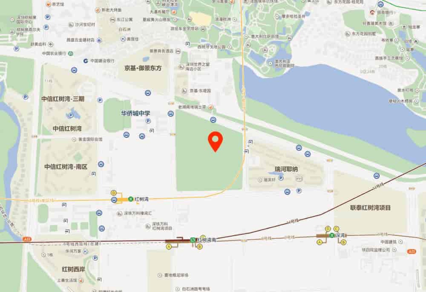东方湾国际中心地理位置示意图