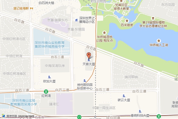 东方湾国际中心地理位置示意图