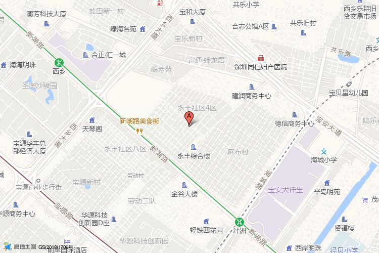 F518时尚创意园地理位置示意图