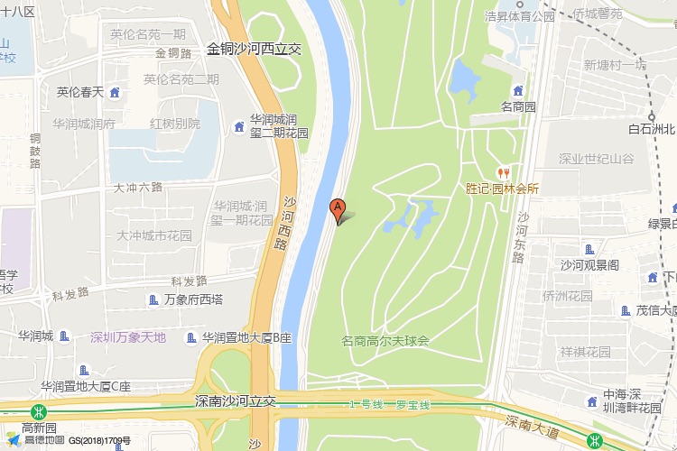 富诚科技大厦地理位置示意图