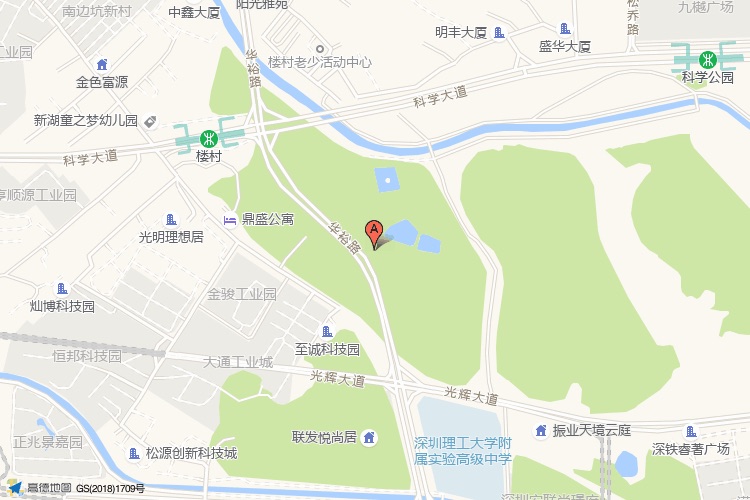 富森大厦地理位置示意图