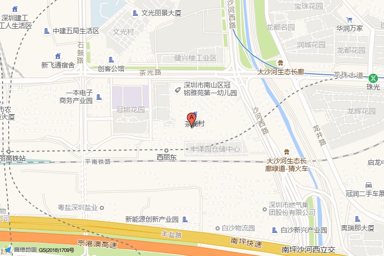 共享大厦(禹洲大厦)地理位置示意图