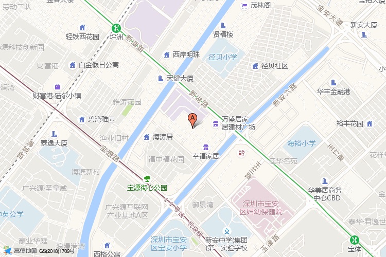 广兴源互联网产业基地地理位置示意图