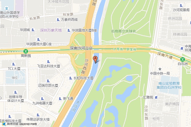 国信投资大厦（风华科技大厦）地理位置示意图