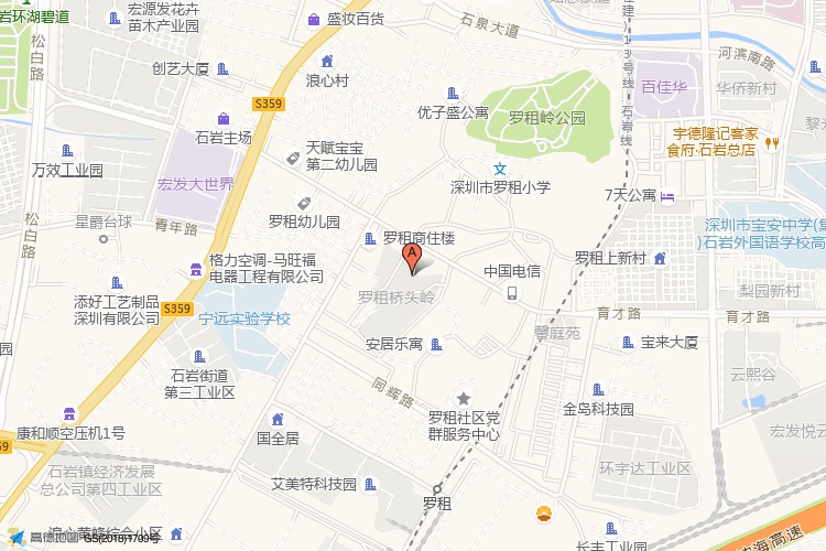 海谷科技大厦地理位置示意图