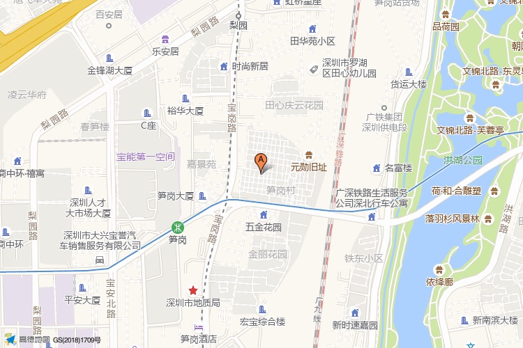 HALO广场地理位置示意图