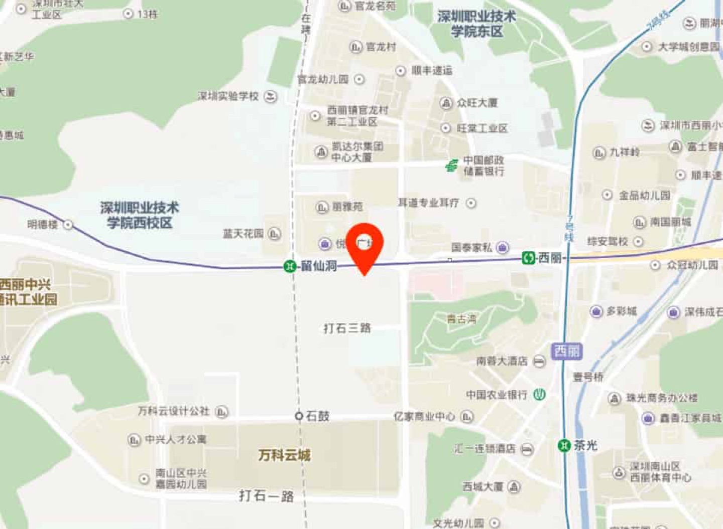 航天创新大厦地理位置示意图