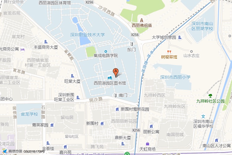 航天创新大厦地理位置示意图