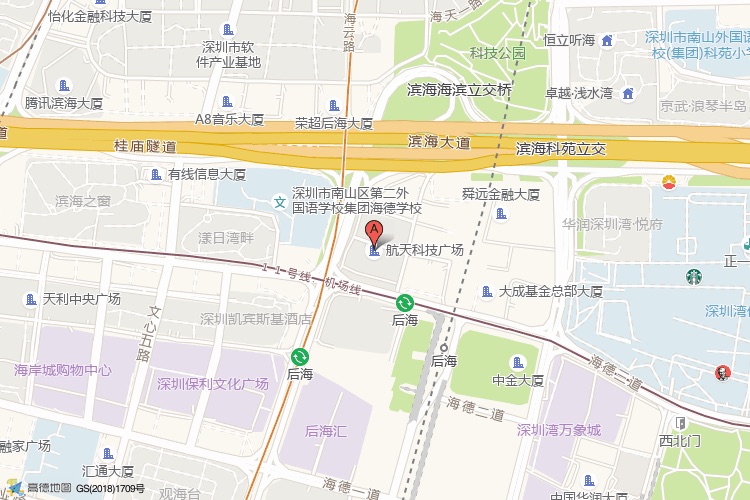 航天科技广场地理位置示意图