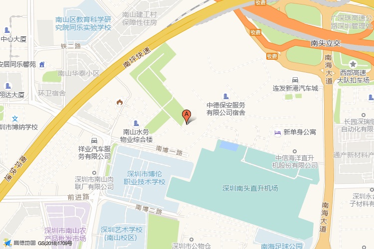 豪方天际广场地理位置示意图