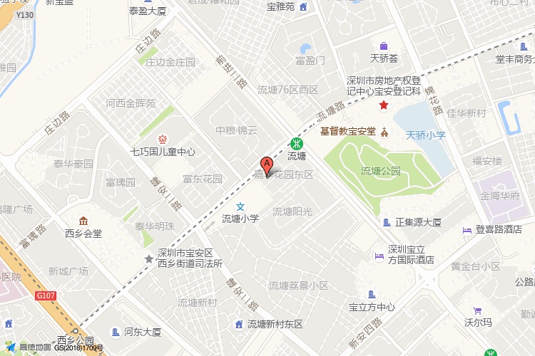 河东骏豪国际地理位置示意图