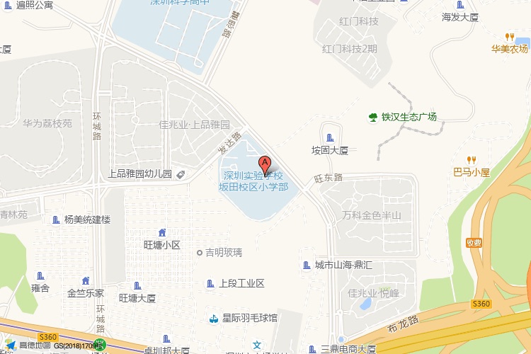 恒大都会广场地理位置示意图