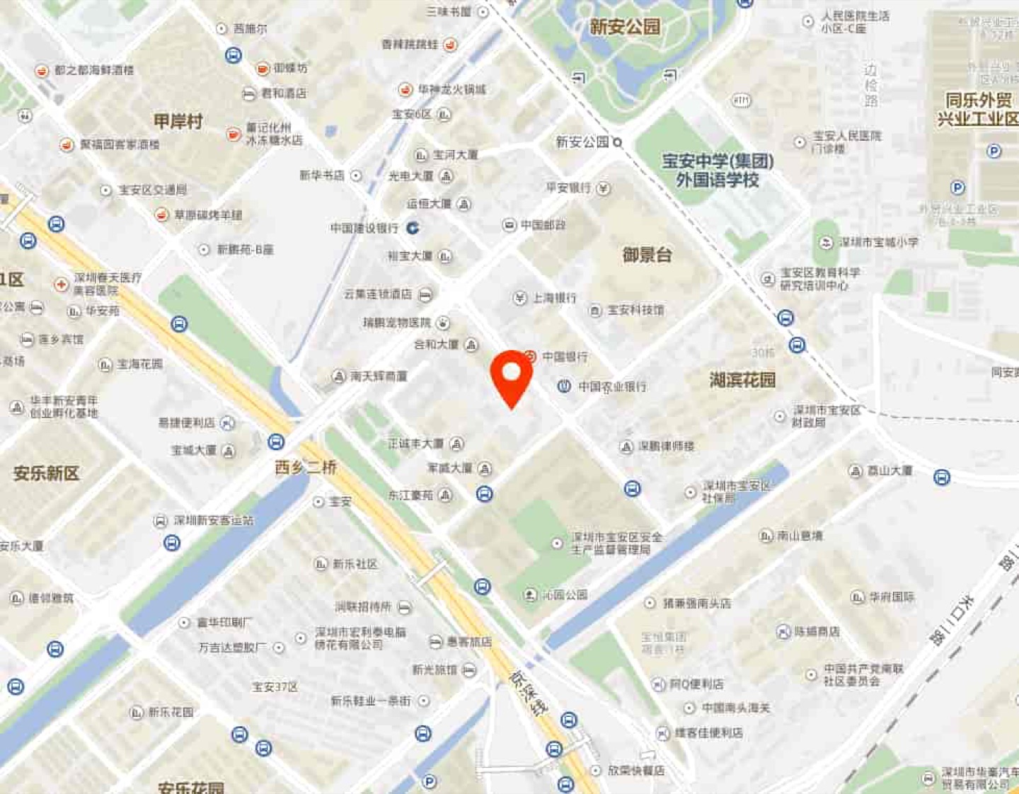 恒明珠金融大厦地理位置示意图