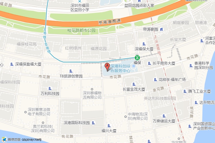 河套壹号地理位置示意图
