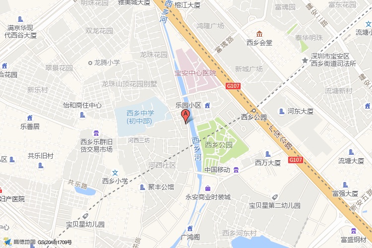 宏发QCC前城中心地理位置示意图