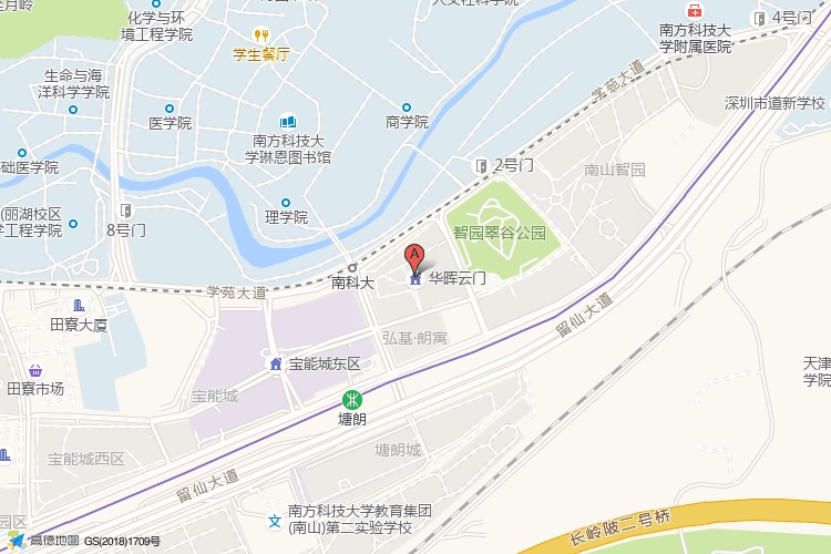 弘基翰林九锡地理位置示意图