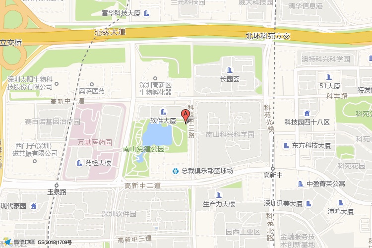 华联城市中心地理位置示意图