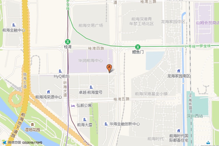 深圳创维海外发展大厦地理位置示意图
