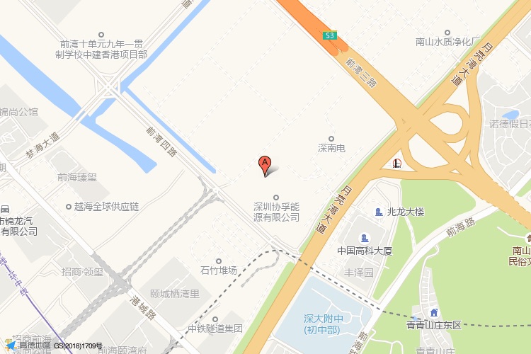 香江金融中心地理位置示意图