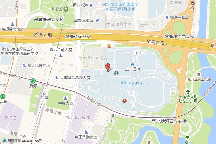 中国海外大厦地理位置示意图
